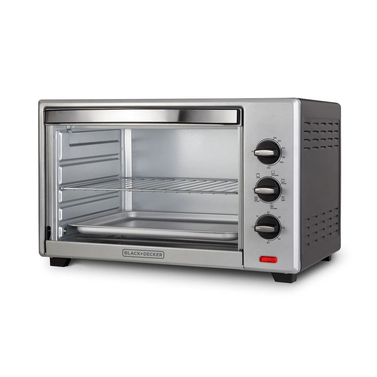 Horno eléctrico Black Decker 43lts TO4500 AR plateado