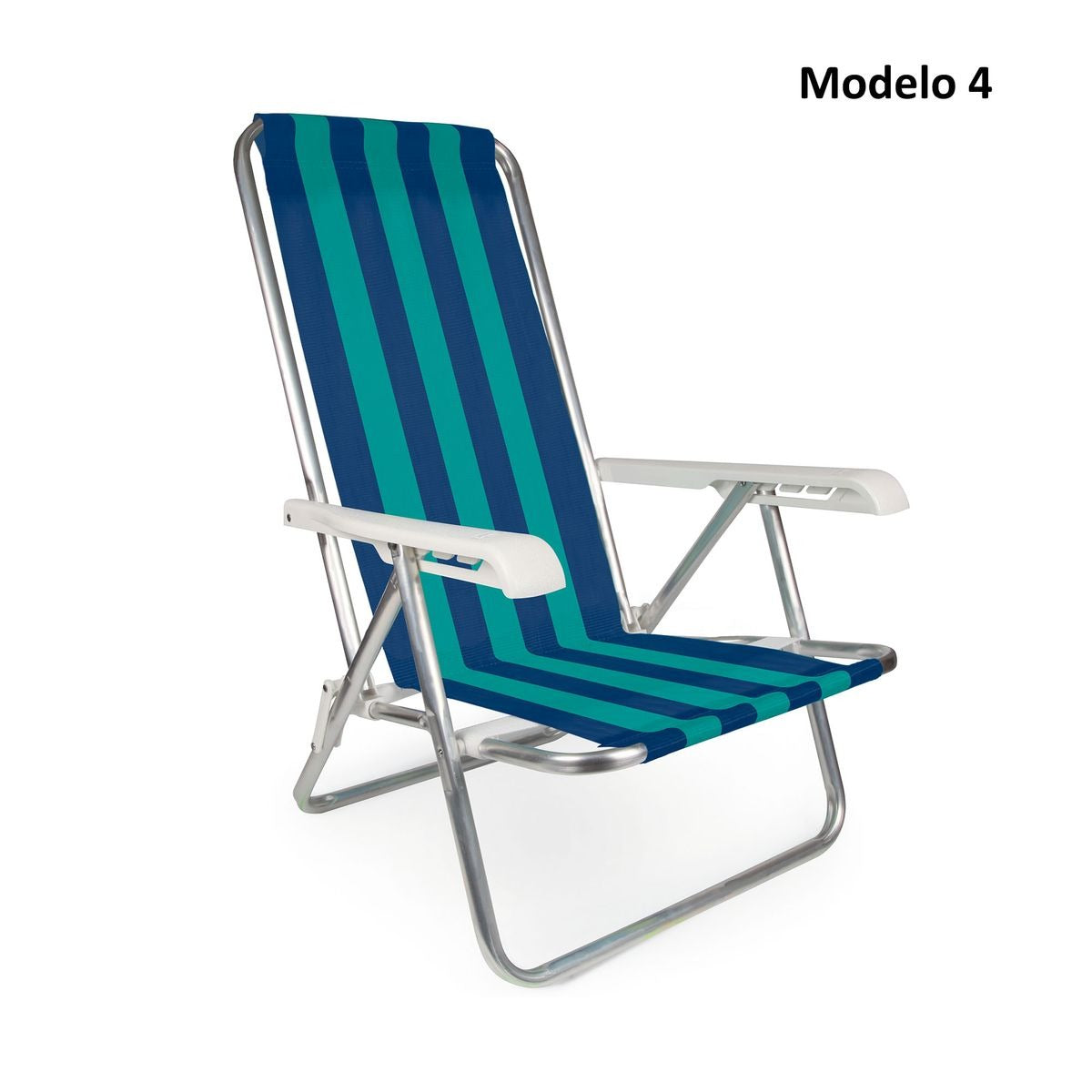 Silla reclinable Mor aluminio 4 posiciones (Modelos Surtidos)
