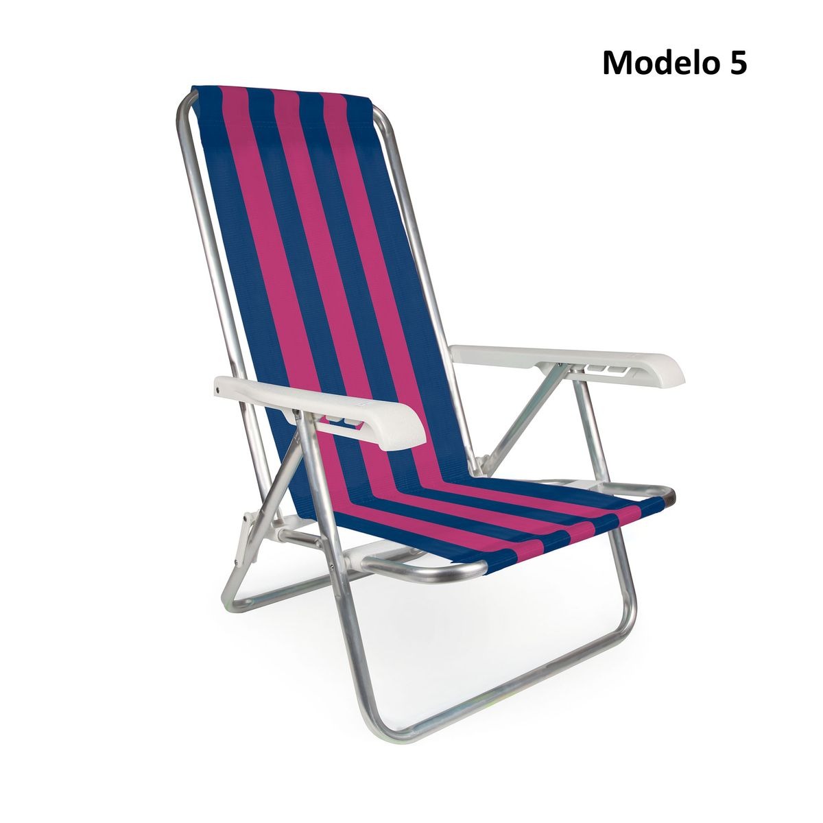 Silla reclinable Mor aluminio 4 posiciones (Modelos Surtidos)