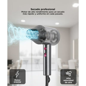 Secador de Pelo Gadnic SC600 de Metal 1800-2100W