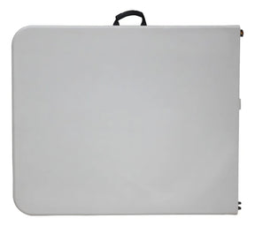 Mesa Plegable Valija 1.8 Mts Hogar Camping Jardín Reforzada Color Blanco